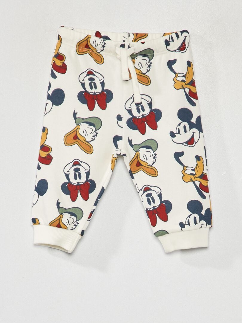Pantalon en molleton 'Mickey' BLANC - Kiabi
