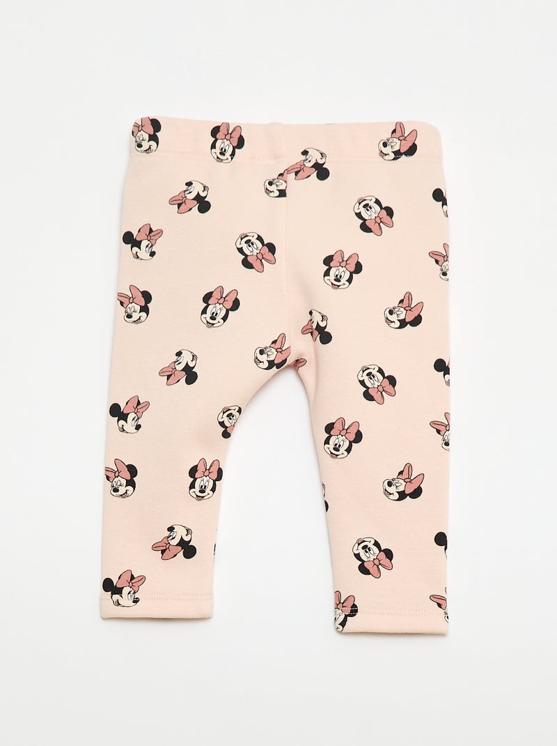 Pantalon en molleton 'Minnie' Beige - Kiabi