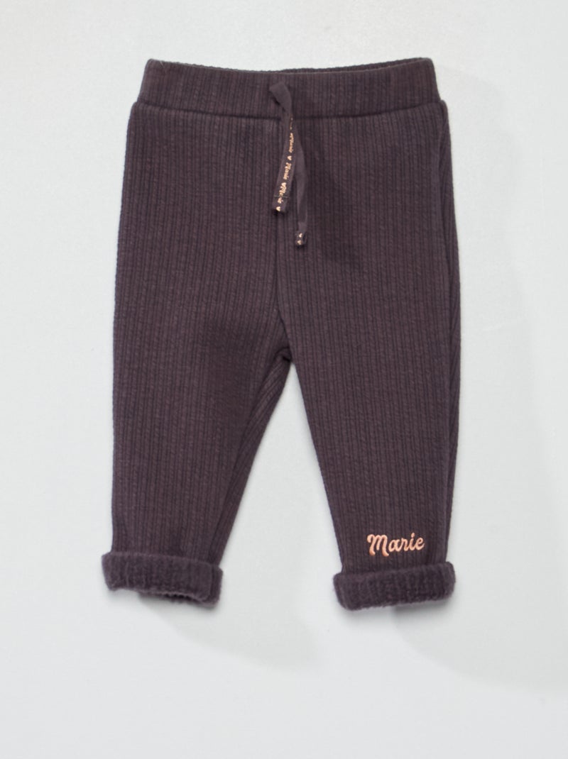 Pantalon en molleton 'Minnie' Gris - Kiabi