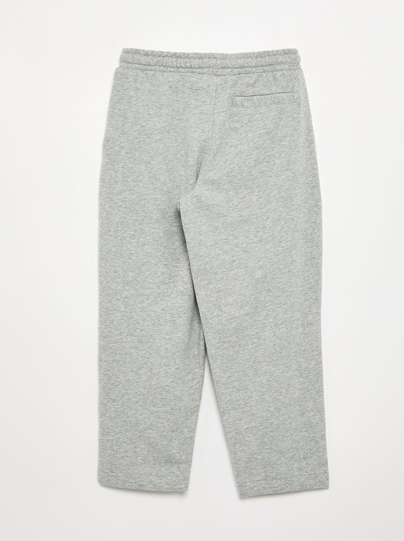 Pantalon en molleton non gratté - coupe confortable Gris - Kiabi