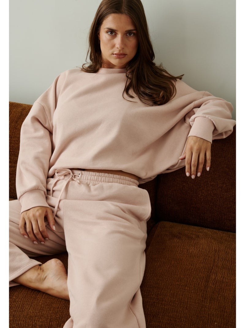 Pantalon en molleton rose Rose - Kiabi