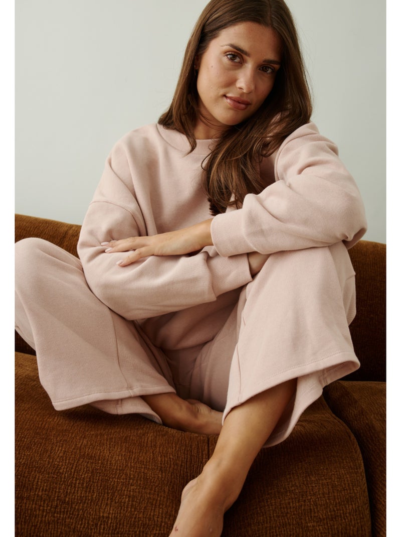Pantalon en molleton rose Rose - Kiabi