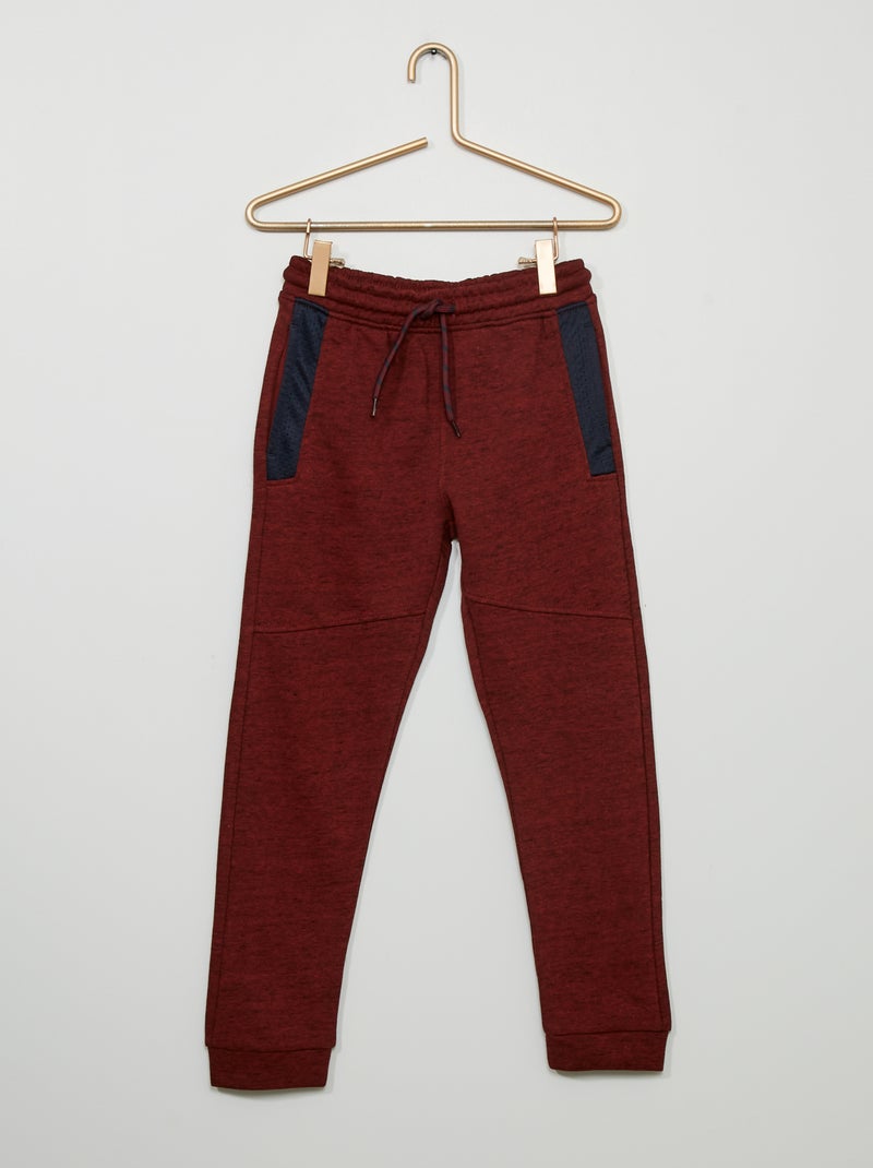Pantalon en molleton Rouge - Kiabi
