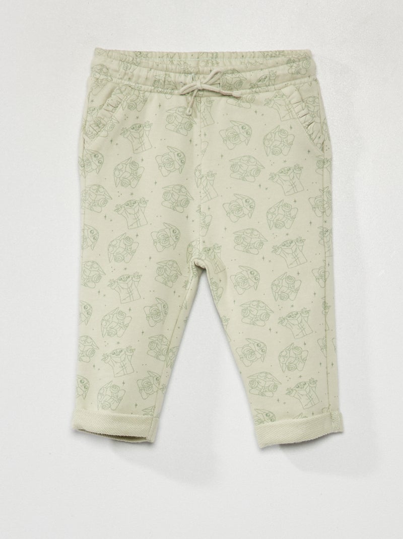 Pantalon en molleton 'Star Wars' Vert - Kiabi