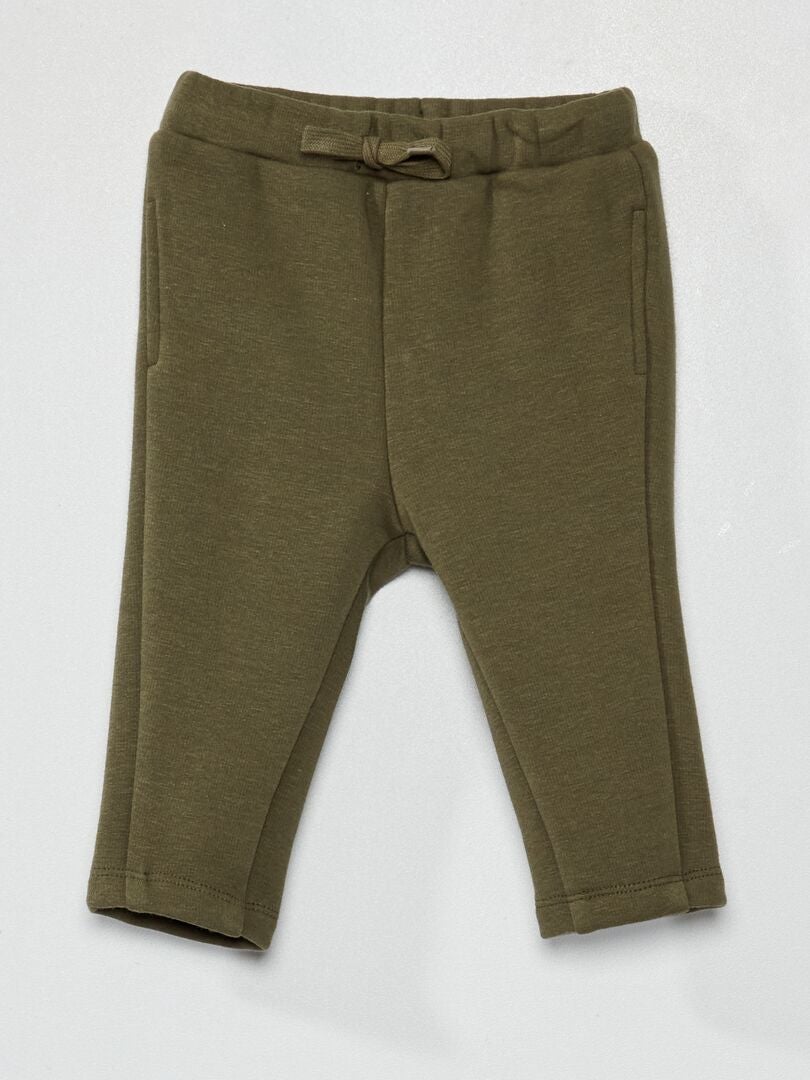 Pantalon en molleton Vert - Kiabi