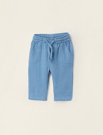 Pantalon en Mousseline de Coton
