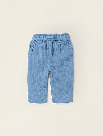Pantalon en Mousseline de Coton