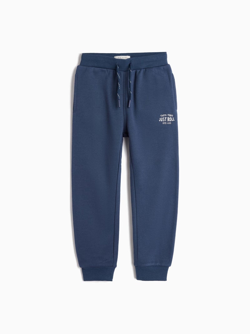 Pantalon en peluche MO Fashion Bleu - Kiabi
