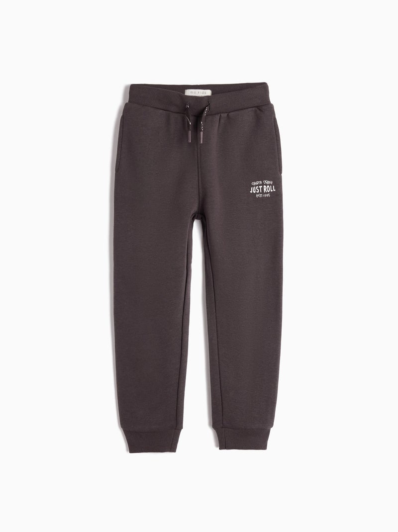 Pantalon en peluche  MO Fashion Gris - Kiabi