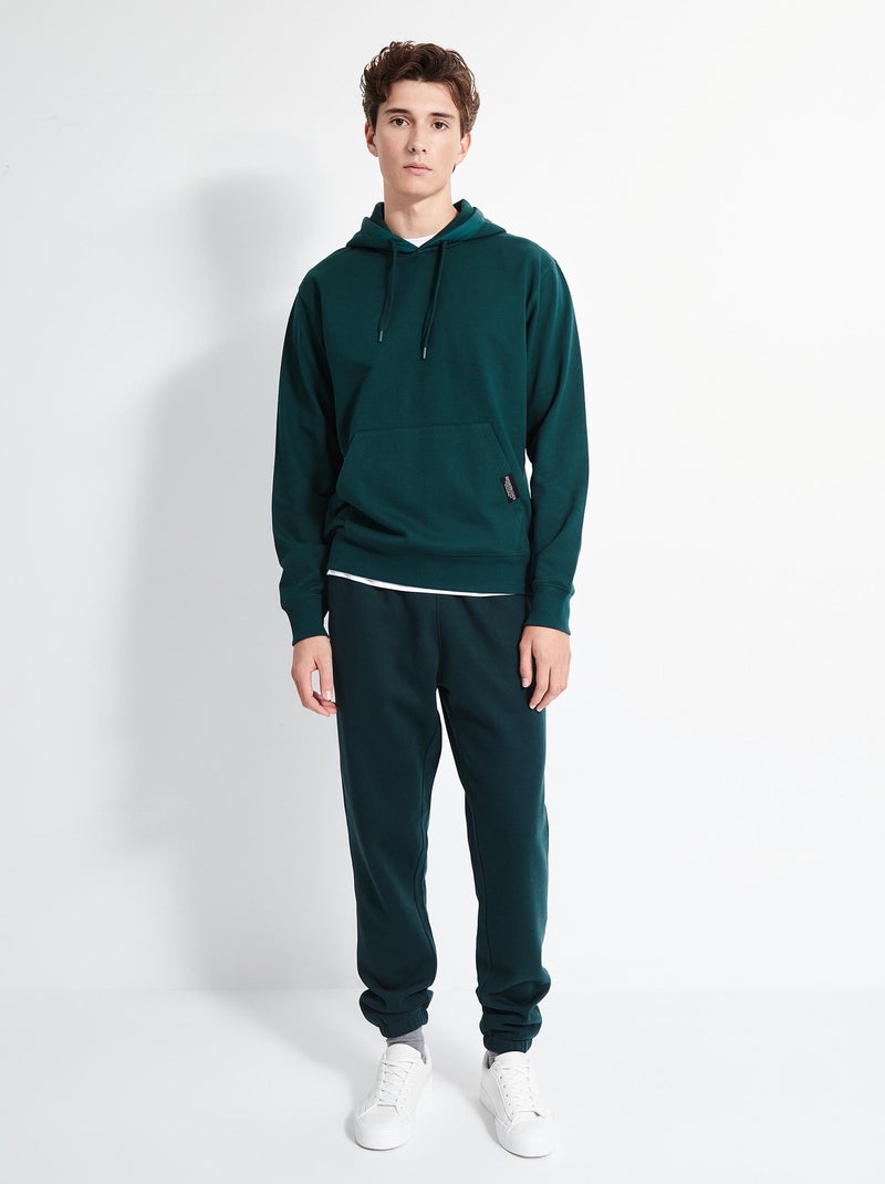 Pantalon en peluche Vert - Kiabi