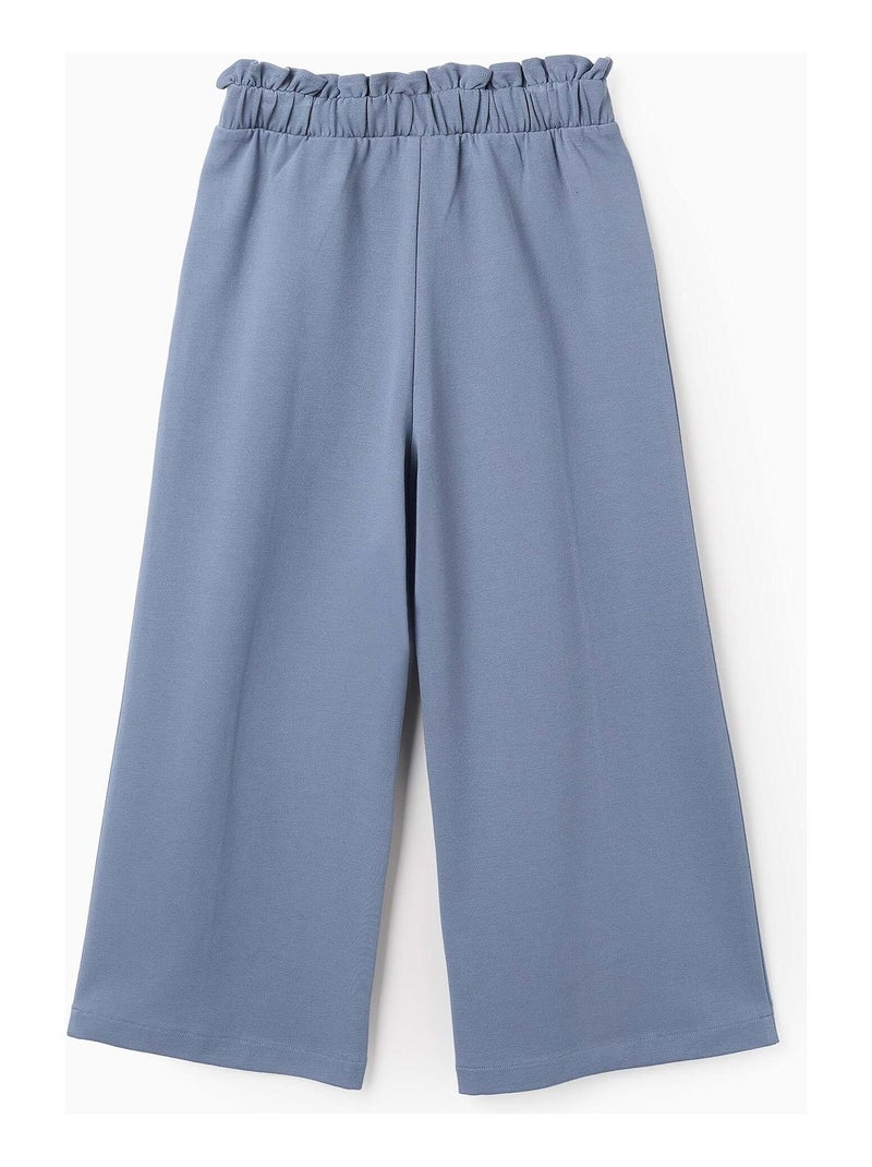 Pantalon en Point de Rome Bleu - Kiabi