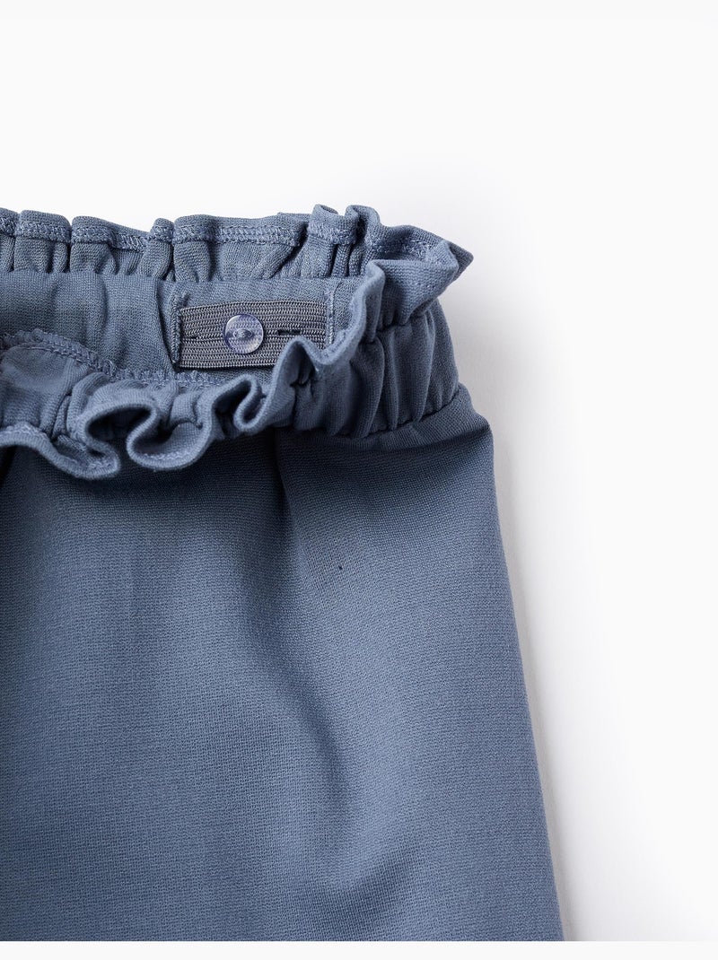 Pantalon en Point de Rome Bleu - Kiabi