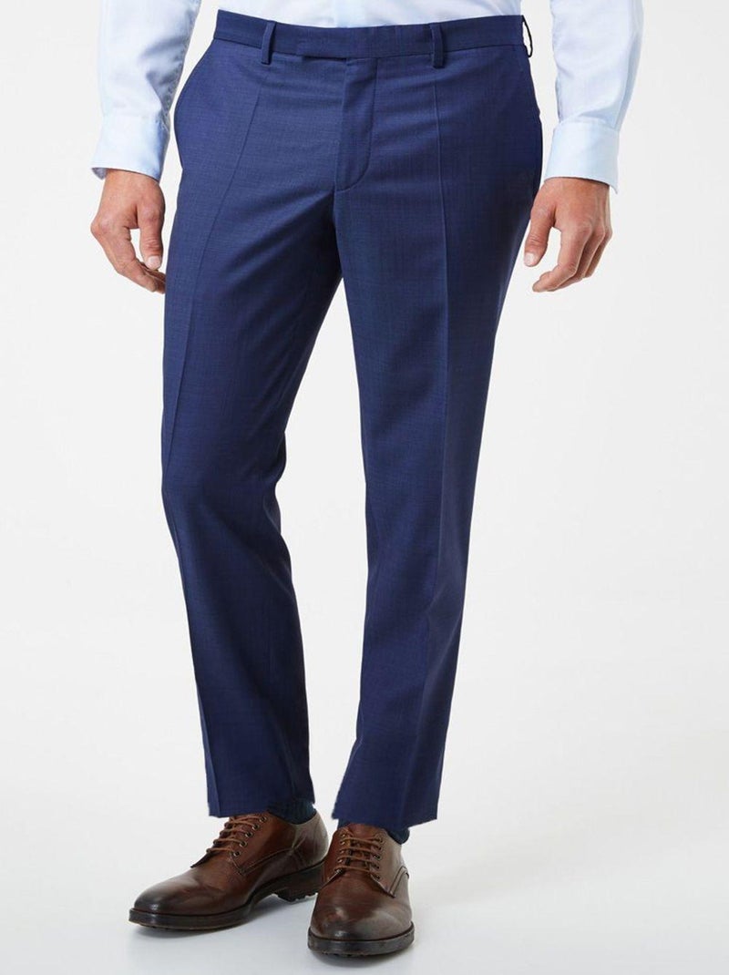 Pantalon en polyester Kebello Bleu - Kiabi