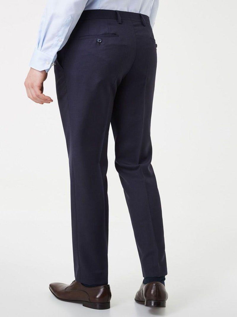 Pantalon en polyester Kebello Bleu marine - Kiabi