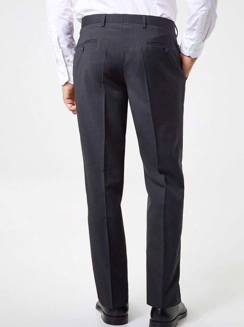 Pantalon en polyester Kebello gris anthracite - Kiabi
