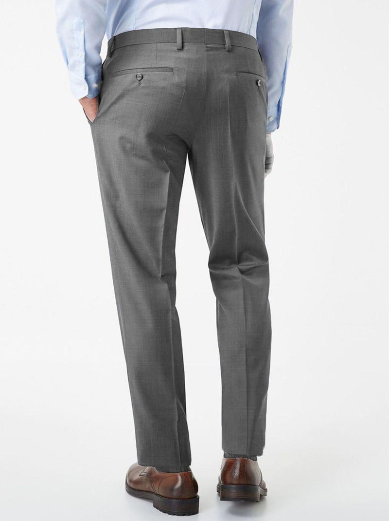 Pantalon en polyester Kebello Gris - Kiabi