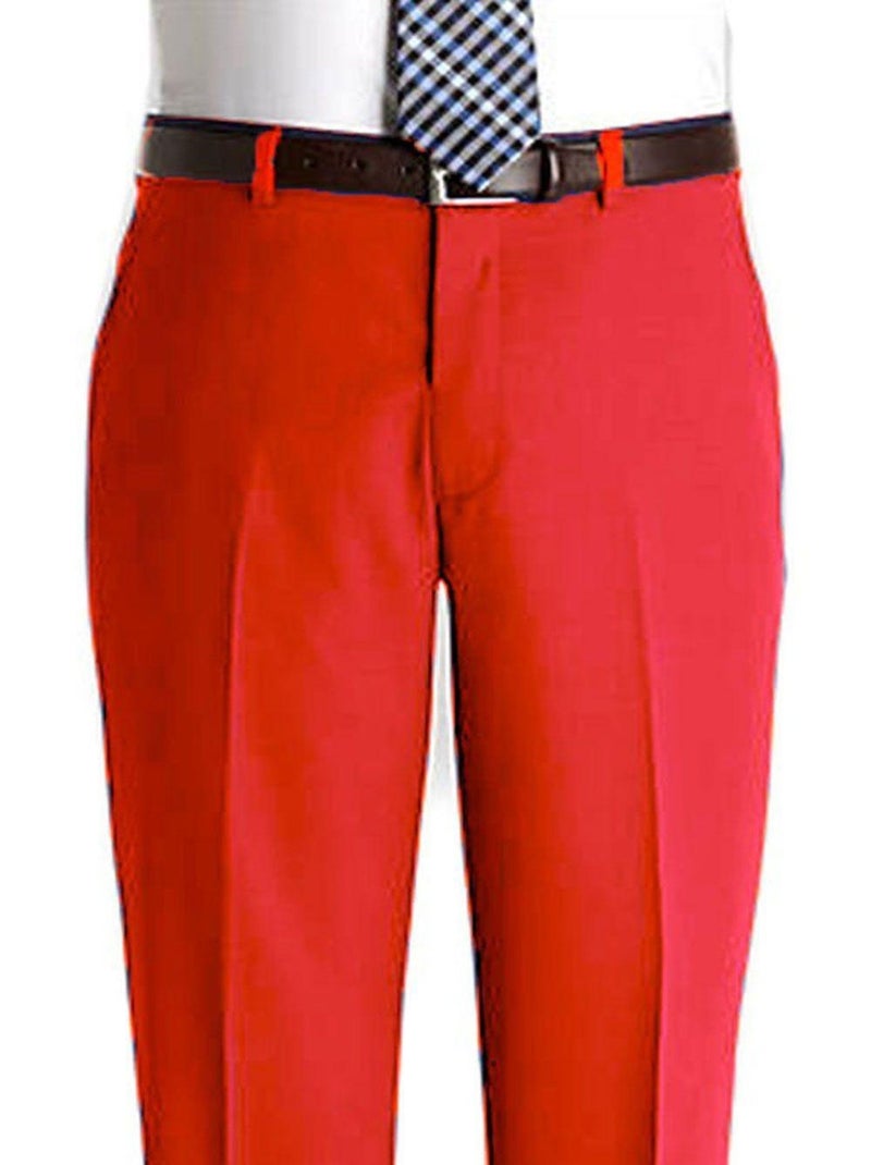 Pantalon en polyester Kebello Rouge - Kiabi