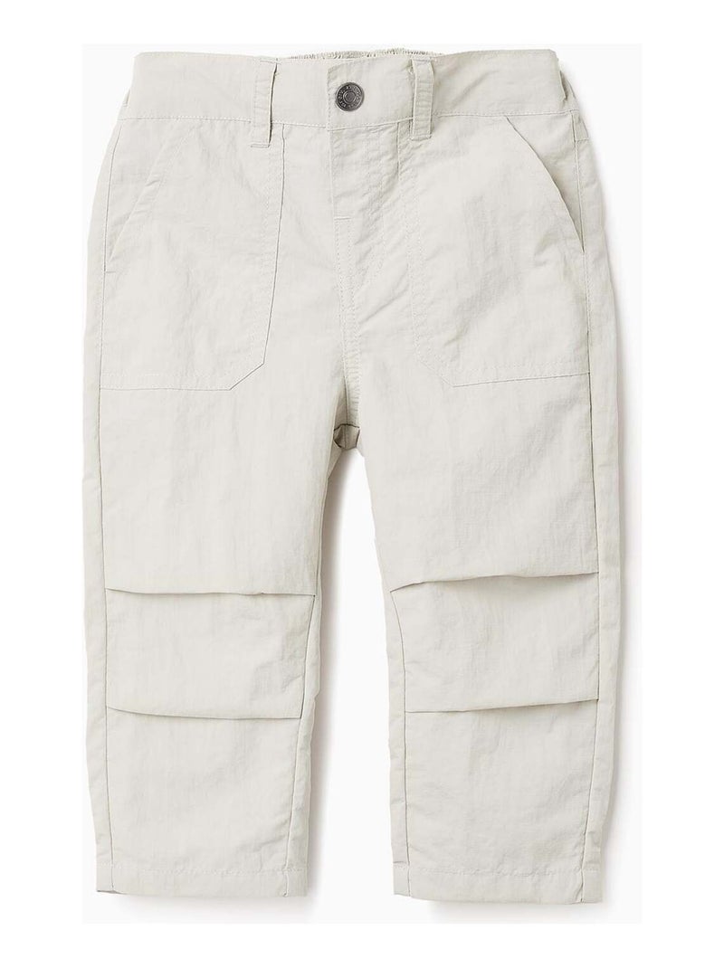 Pantalon en Ripstop Beige - Kiabi