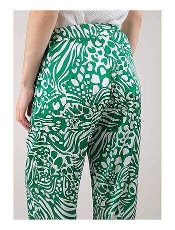 Pantalon en satin 'Deeluxe'