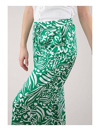 Pantalon en satin 'Deeluxe'
