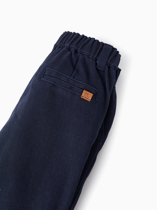 Pantalon en Sergé avec Bretelles Amovibles - Kiabi