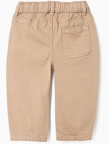 Pantalon en sergé avec cordon de serrage