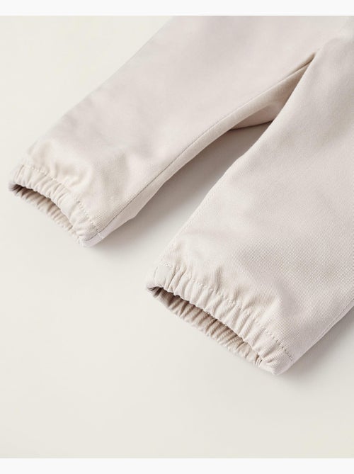Pantalon en sergé beige pour nouveau-né NOVEAUX NATURE - Kiabi