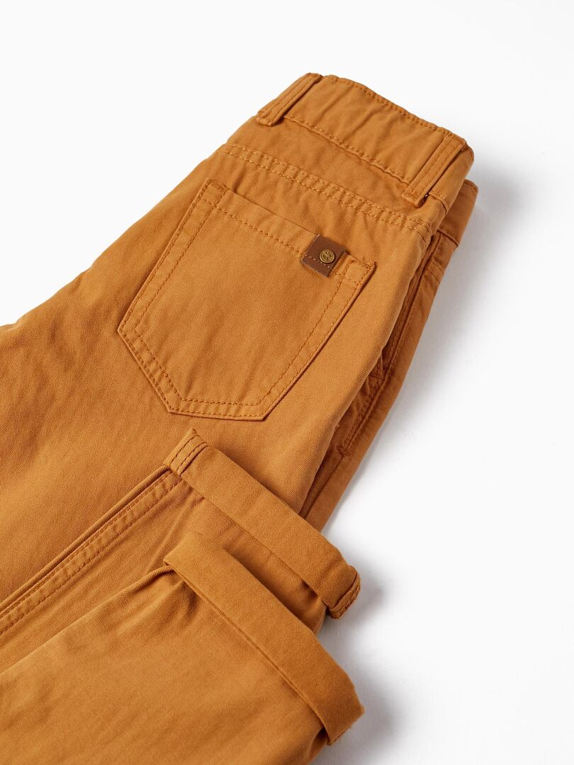 Pantalon Marin BODE En Sergé D'Équitation - Jaune, Taille W25 - Neuf Avec étiquettes (petites Marques)