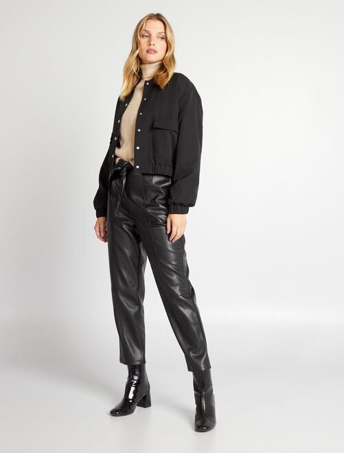 Pantalon Faux Cuir Femme Zara 2024