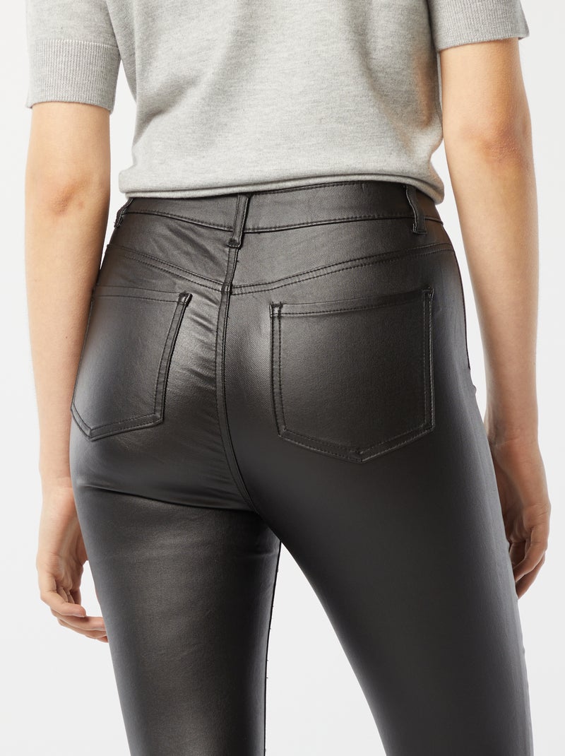 Pantalon Simili Cuir Kiabi Pantalon Simili Cuir Pantalon Coupe