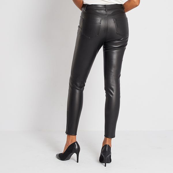 Kiabi Legging Noir Legging Cuir Hm Skinny Tregging Simili Cuir