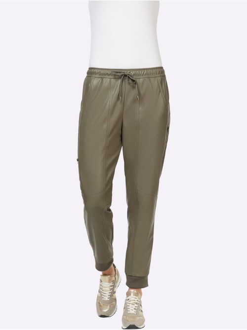 Pantalon En Synthétique - Taille Courte - Helline - Kiabi Pantalon En Synthétique - Taille Courte - Helline - Kiabi