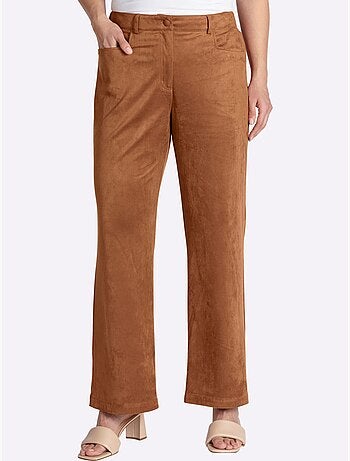 Pantalon En Synthétique - Taille Standard - Sheego