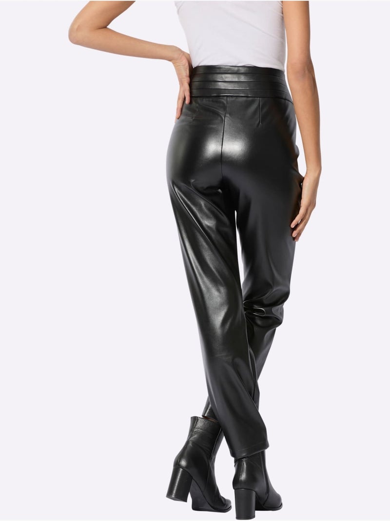 Pantalon En Synthétique Agréable à Porter - Taille Standard - helline Noir - Kiabi