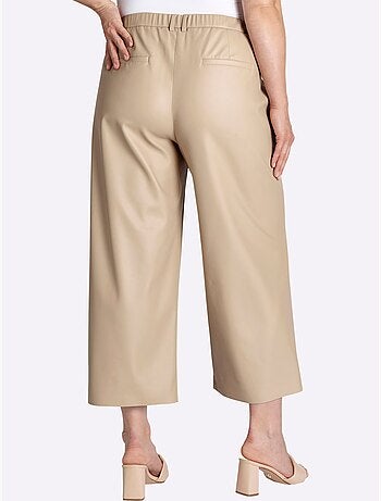 Pantalon En Synthétique Ceinture élastique Au Dos - Taille Standard - Sheego