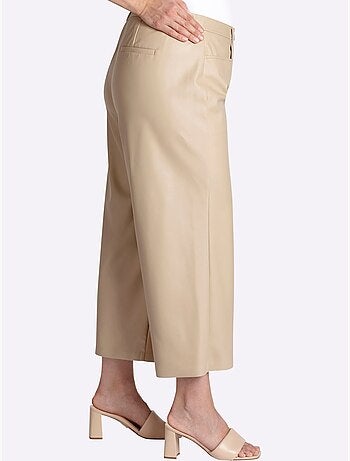 Pantalon En Synthétique Ceinture élastique Au Dos - Taille Standard - Sheego