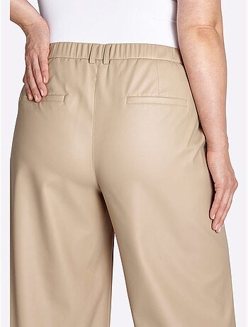 Pantalon En Synthétique Ceinture élastique Au Dos - Taille Standard - Sheego