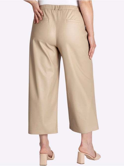 Pantalon En Synthétique Ceinture élastique Au Dos - Taille Standard - Sheego - Kiabi