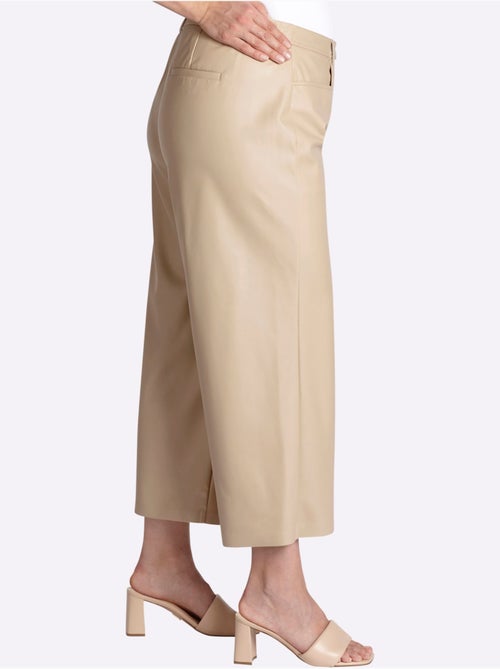 Pantalon En Synthétique Ceinture élastique Au Dos - Taille Standard - Sheego - Kiabi