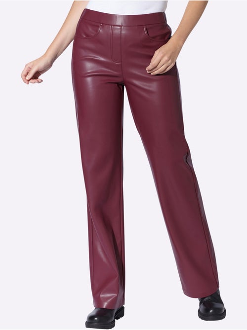 Pantalon En Synthétique Coupe Confortable - Taille Standard - Helline - Kiabi Pantalon En Synthétique Coupe Confortable - Taille Standard - Helline - Kiabi