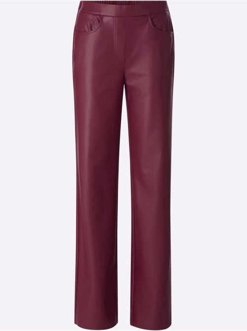 Pantalon En Synthétique Coupe Confortable - Taille Standard - Helline - Kiabi Pantalon En Synthétique Coupe Confortable - Taille Standard - Helline - Kiabi