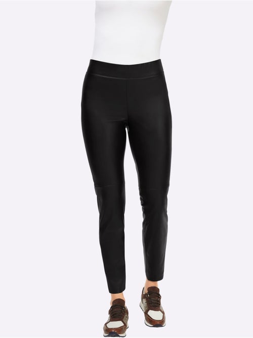 Pantalon En Synthétique Imitation Cuir Souple - Taille Standard - Helline - Kiabi
