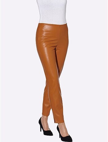 Pantalon En Synthétique Imitation Cuir Souple - Taille Standard - Witt