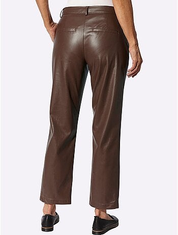 Pantalon en synthétique imitation cuir souple - taille standard - witt