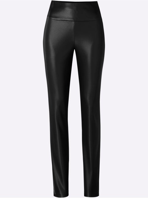 Pantalon En Synthétique Imitation Cuir Souple - Taille Standard - Witt - Kiabi Pantalon En Synthétique Imitation Cuir Souple - Taille Standard - Witt - Kiabi