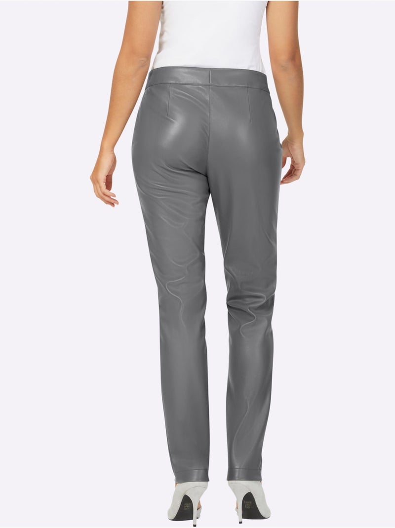 Pantalon en synthétique matière synthétique facile à entretenir - taille standard - helline gris anthracite - Kiabi