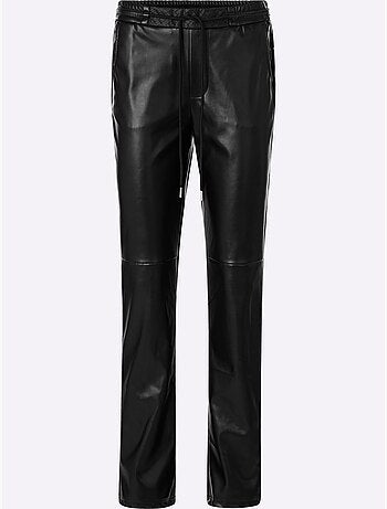 Pantalon en synthétique synthétique joliment brillant - taille standard - helline