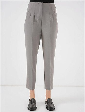Pantalon en tissu taille haute bdart