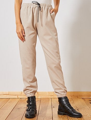 Pantalon en tissu tweedé - Kiabi