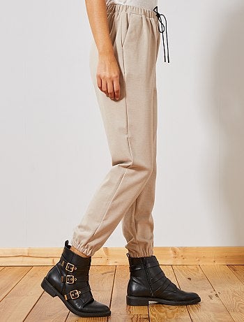 Pantalon en tissu tweedé - Kiabi